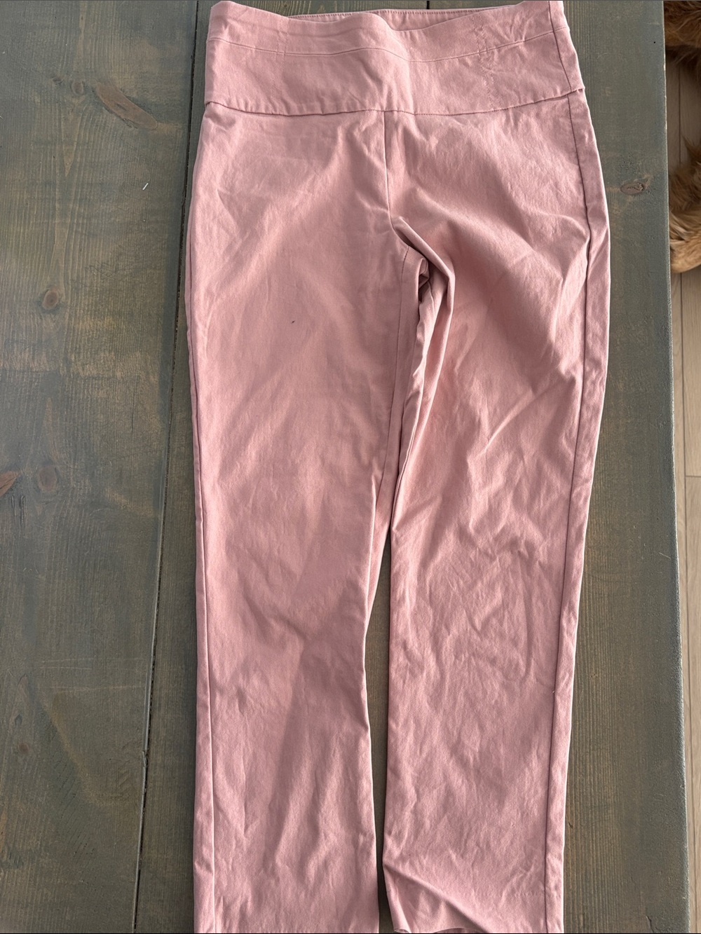 Eclipse Dusty Rose High Rise straight leg pants